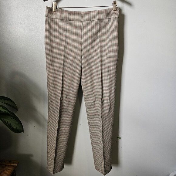LIKE NEW TALBOTS CHATHAN ANKLE PANTS HOUNDSTOOTH SIZE 8 - Picture 1 of 15